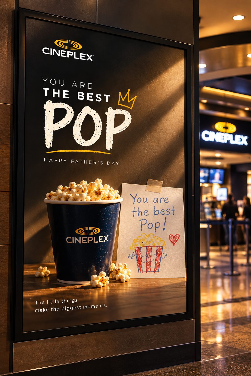 Cineplex You Are the Best Pop Father’s Day poster